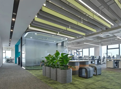 新一代潮流網(wǎng)購社區(qū)的辦公裝修設計空間是如何打造的——上海得物